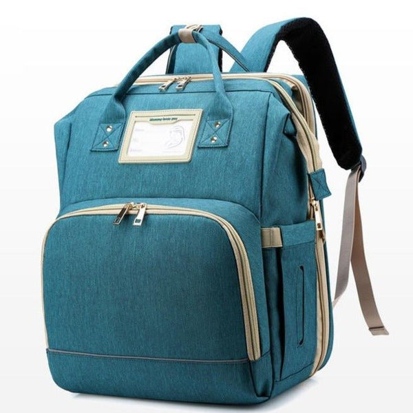 Baby Exo Diaper Backpack with Changing Bed - Diaper Bag-20210427H-green