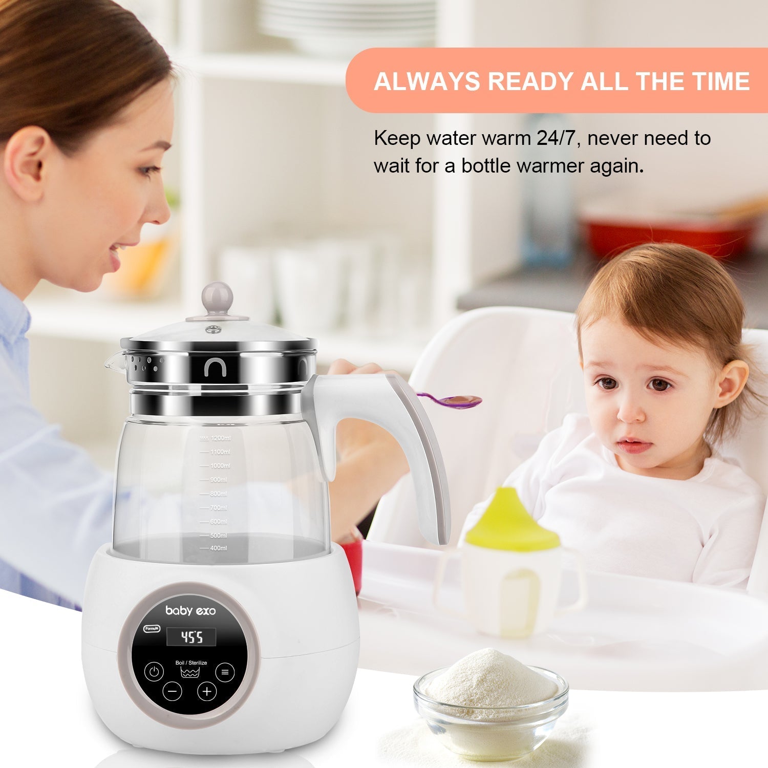 Baby Exo Formula Water Kettle BabyExo