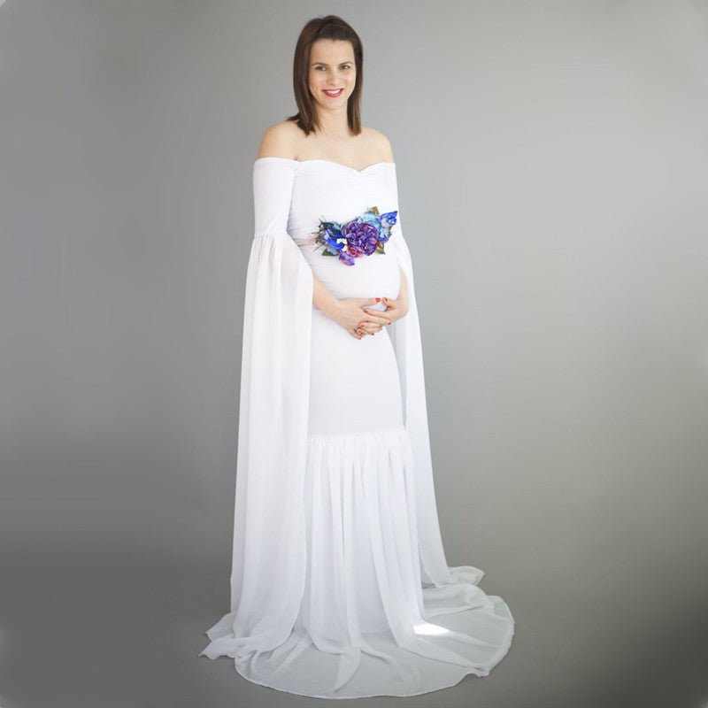 mermaid maternity dresses for photoshoot Ariel 2-Piece Maternity Photoshoot Dress