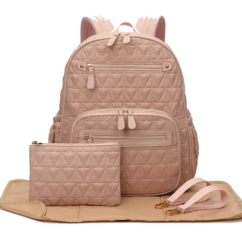 Baby Exo Pink Floral Diaper Backpack - Diaper Bag-20210330P-Pink