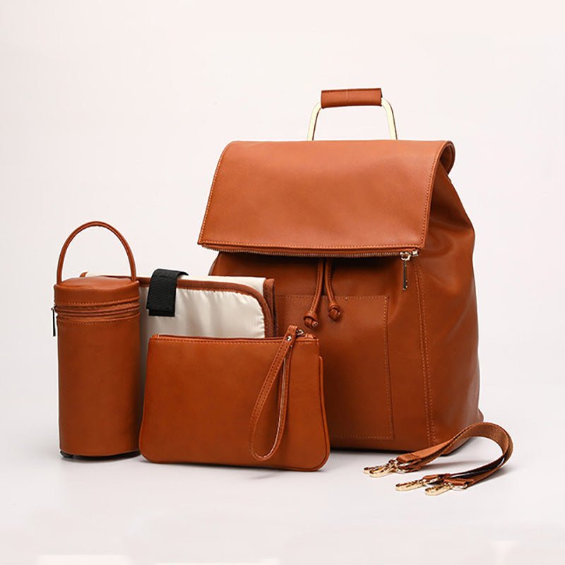 Baby Exo Soft Leather Diaper Backpack – BabyExo