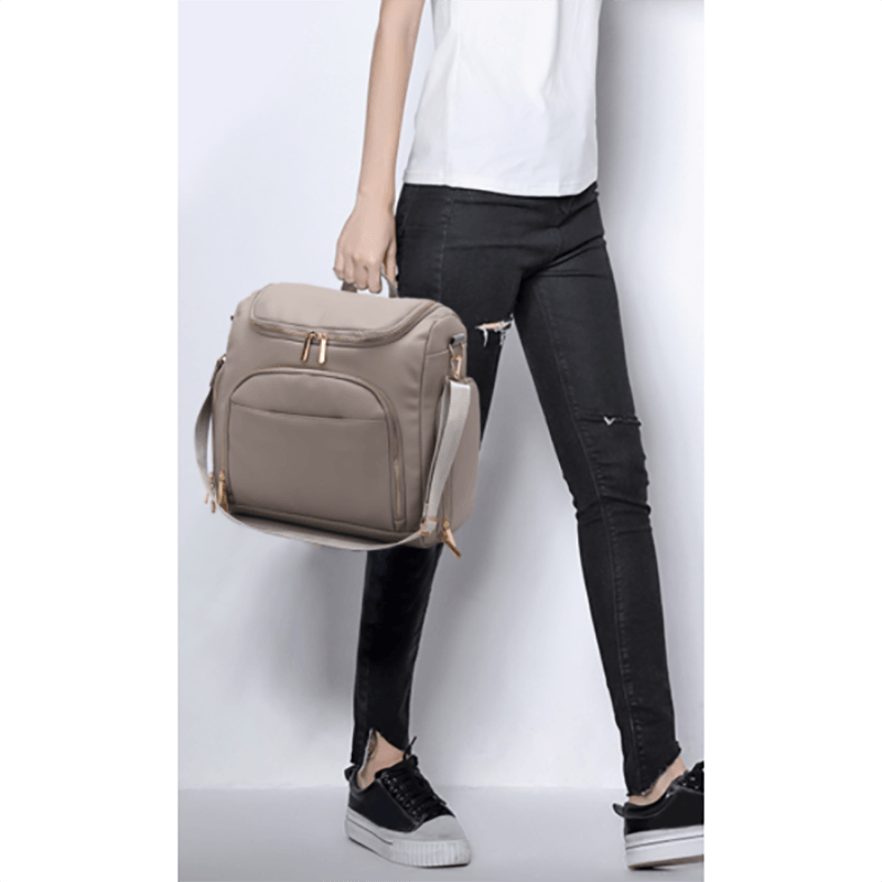 best vegan leather diaper backpack Peek-A-Boo Bag 2.0 in Black – TWELVElittle closure tablet pocket Peek-A-Boo Vegan Leather Diaper Bag