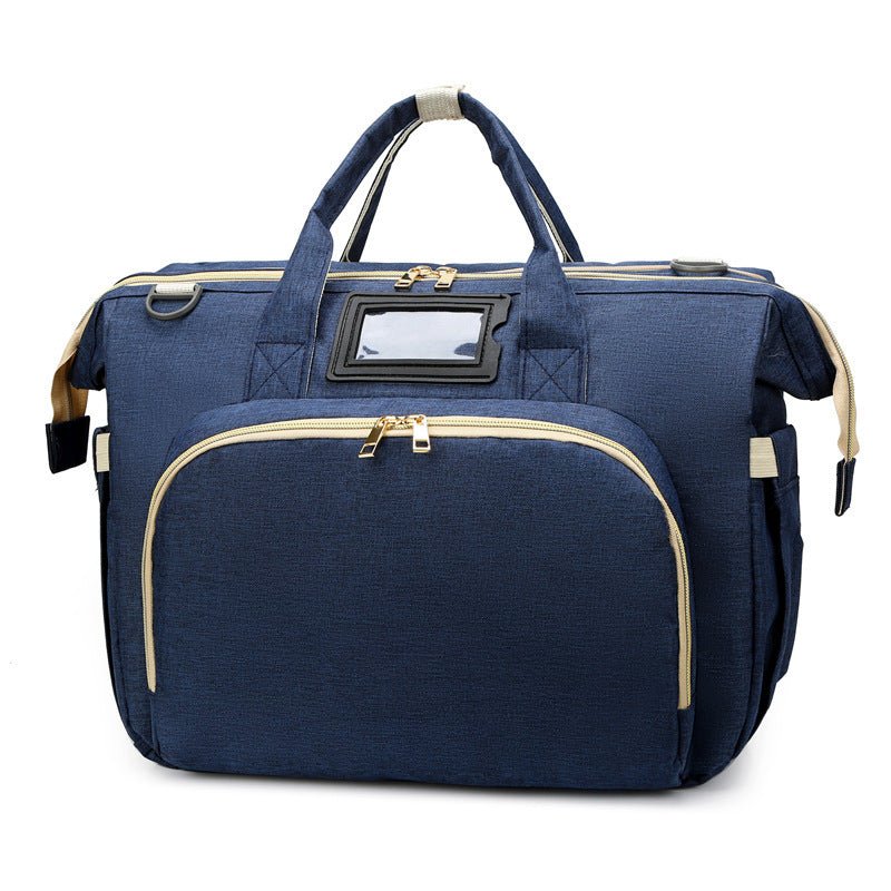 バッグ BABY.A Baby Exo Diaper Bag Tote with Expandable Baby Bed – BabyExo