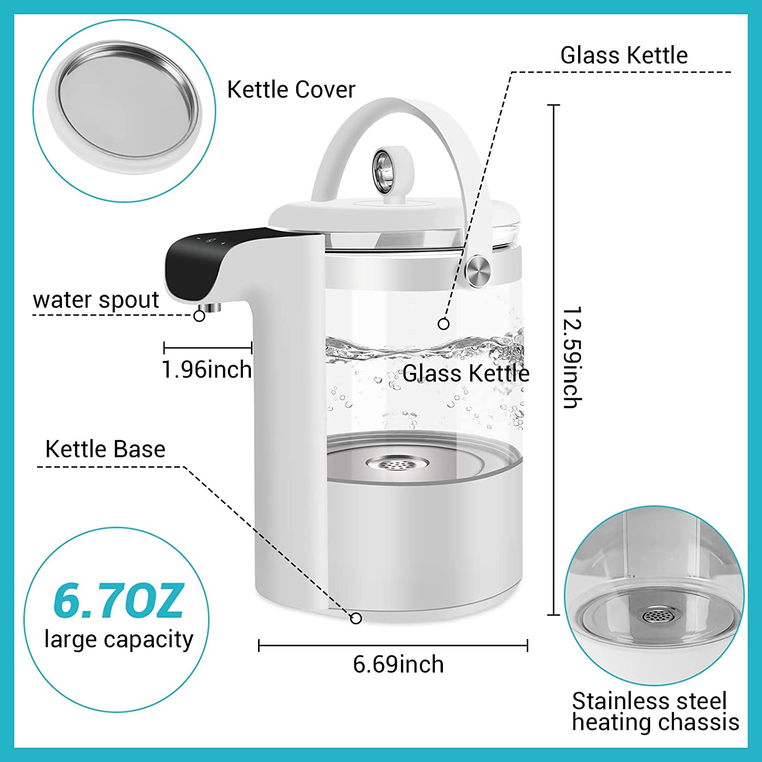 Baby Exo Instant Warm Water Dispenser for Baby Bottle - Kettle-TN1809